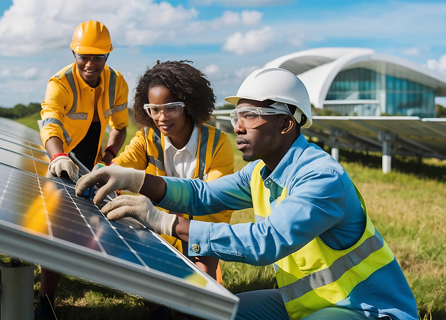 Industrial shed — high-capacity array